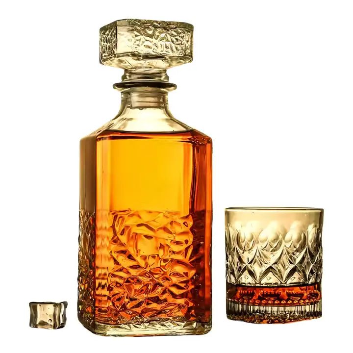 Crystal Whiskey Decanter – 950ml - From Cocktail Craft