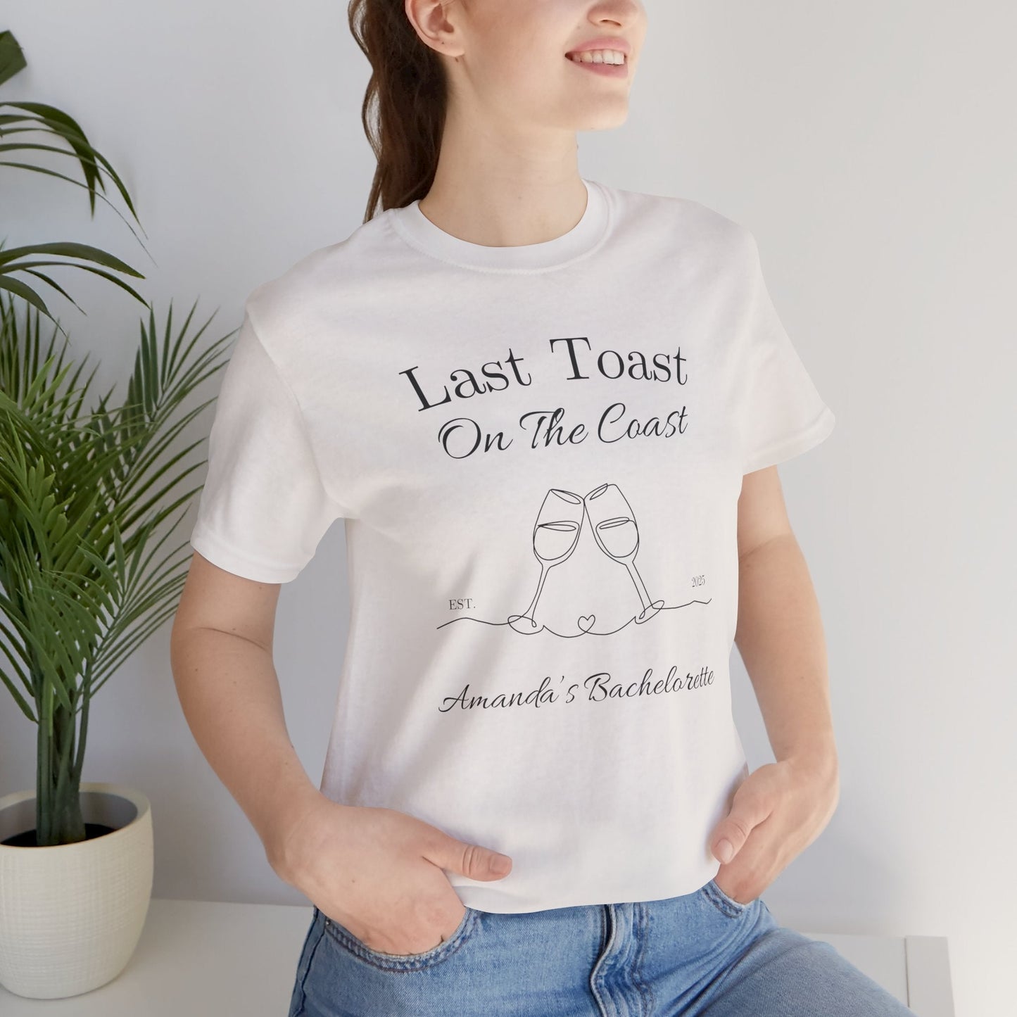 Last Toast On The Coast - Custom Bachelorette Shirt - T-Shirt - From Printify