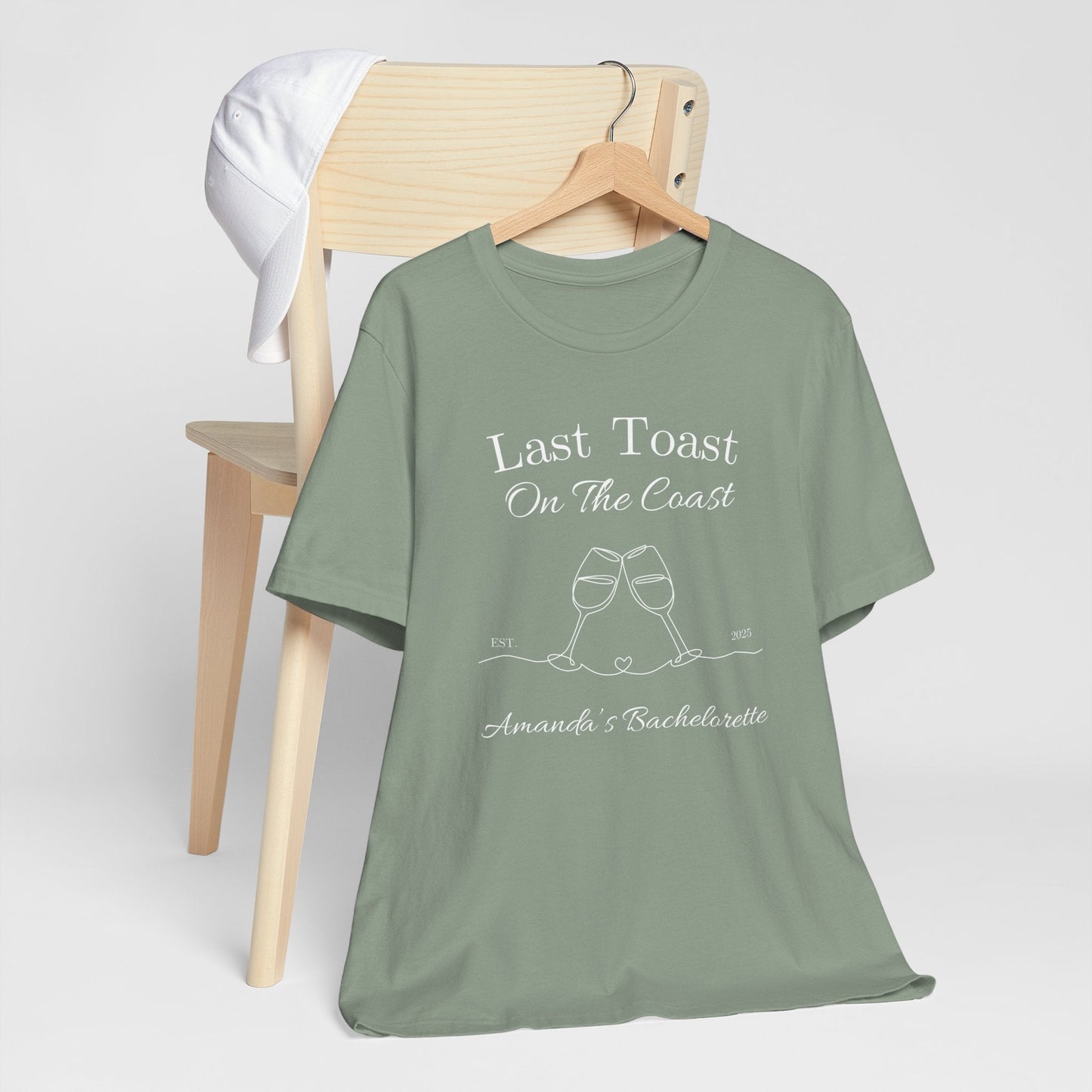 Last Toast On The Coast - Custom Bachelorette Shirt - T-Shirt - From Printify