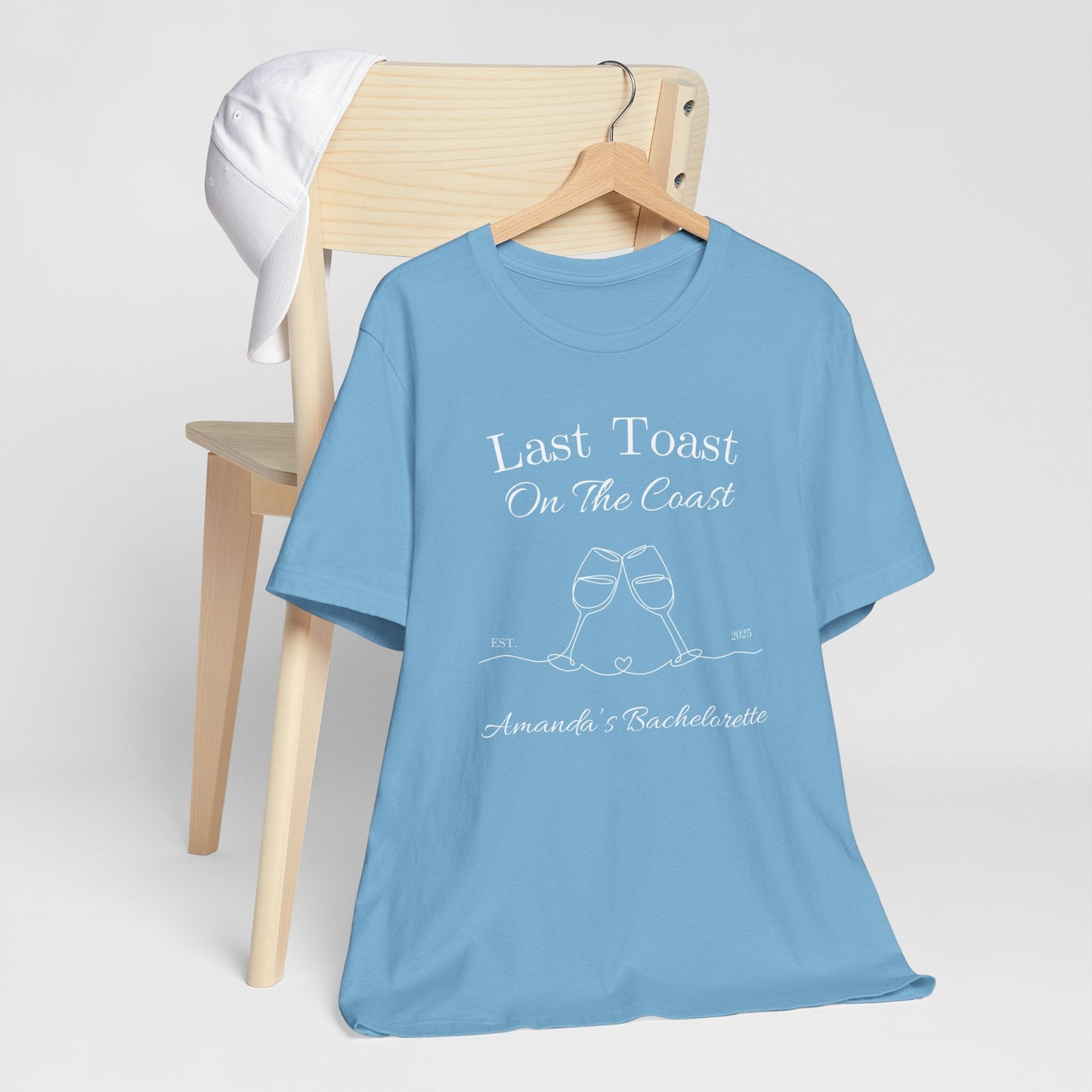 Last Toast On The Coast - Custom Bachelorette Shirt - T-Shirt - From Printify