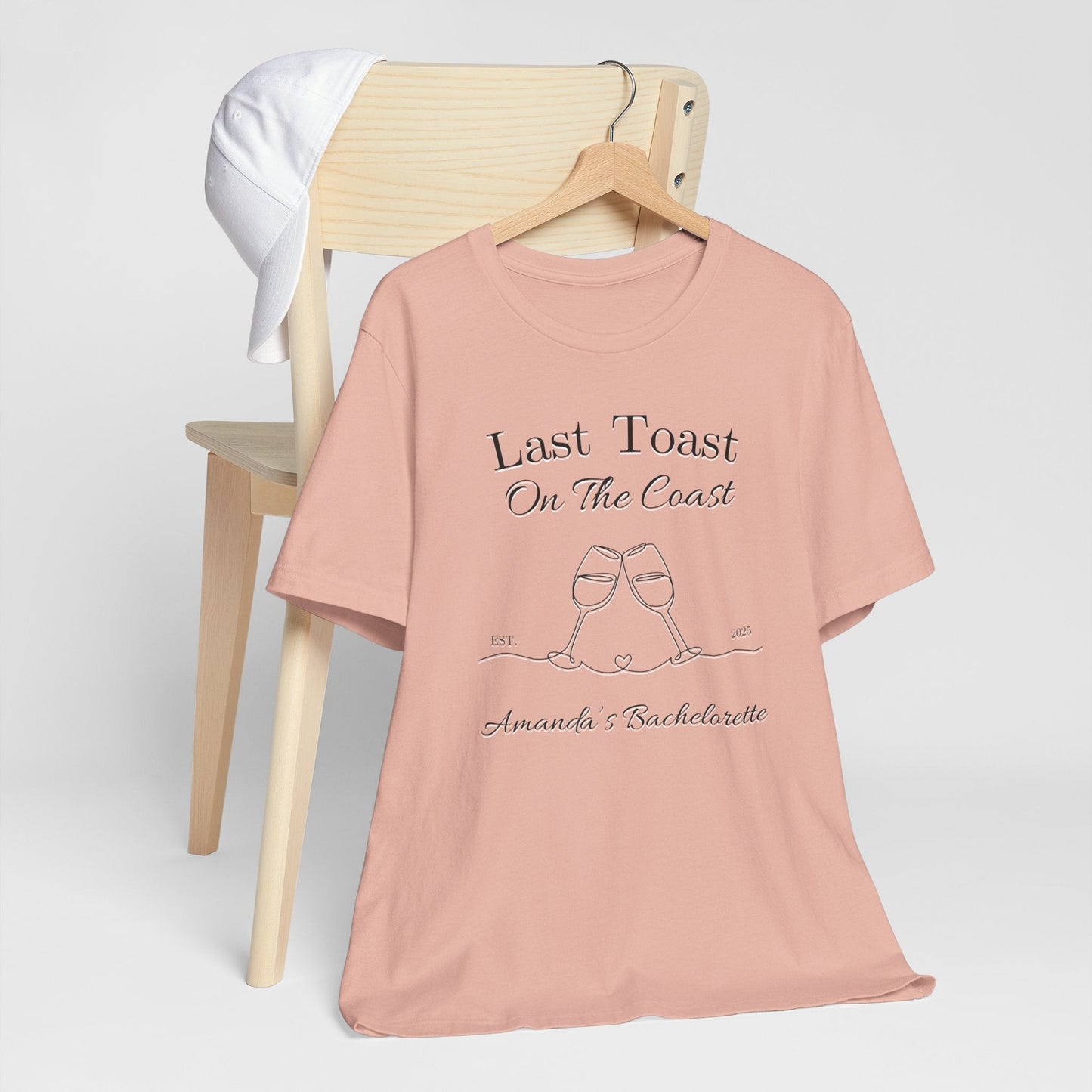Last Toast On The Coast - Custom Bachelorette Shirt - T-Shirt - From Printify