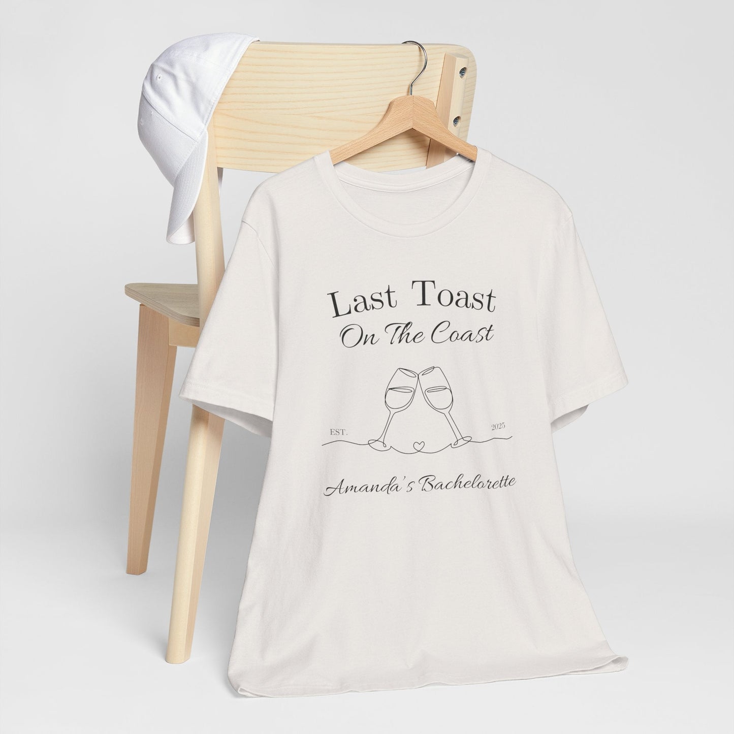 Last Toast On The Coast - Custom Bachelorette Shirt - T-Shirt - From Printify