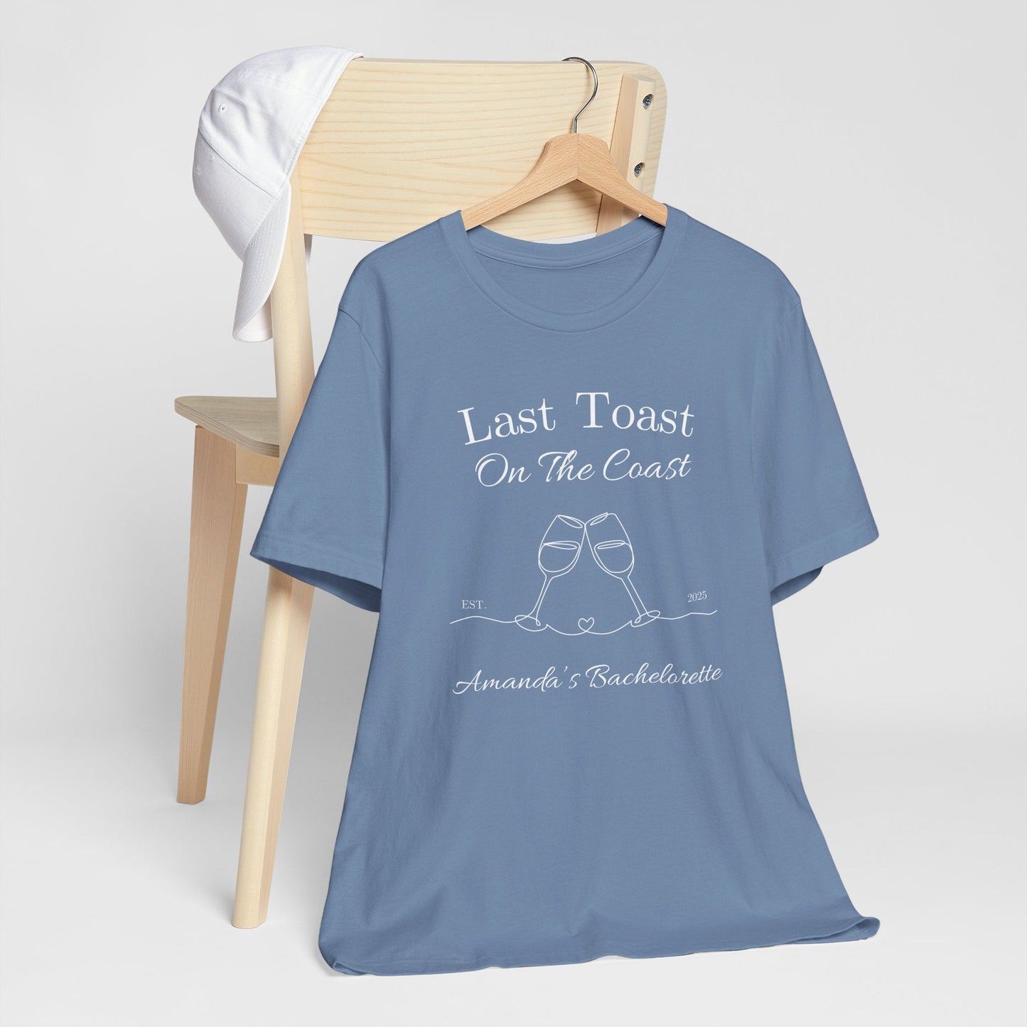 Last Toast On The Coast - Custom Bachelorette Shirt - T-Shirt - From Printify