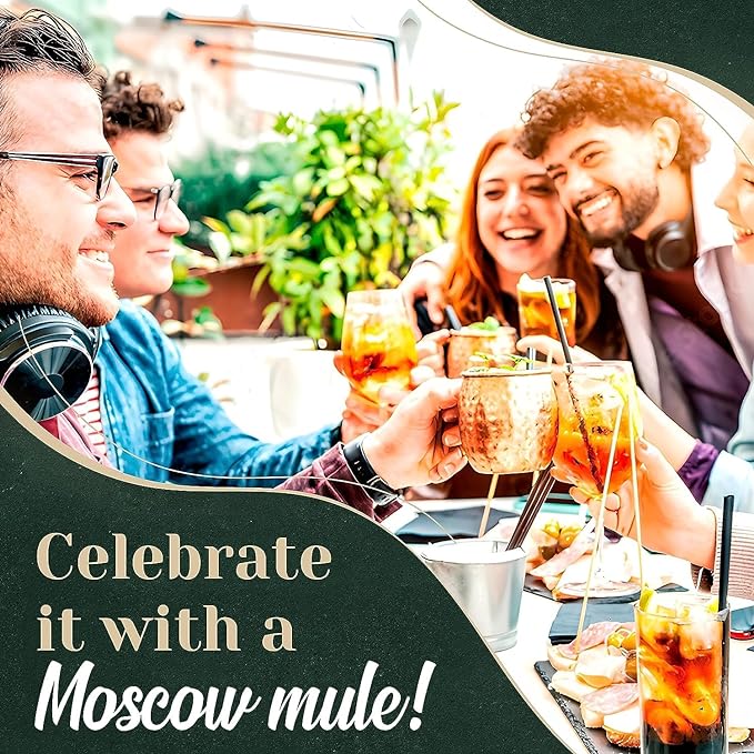 Moscow Mule Mugs 18 Oz - Set of 8 - Drinkware - From Cocktail Craft Co