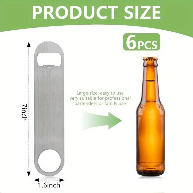 Stainless Steel Beer Bottle Opener - From Cocktail Craft