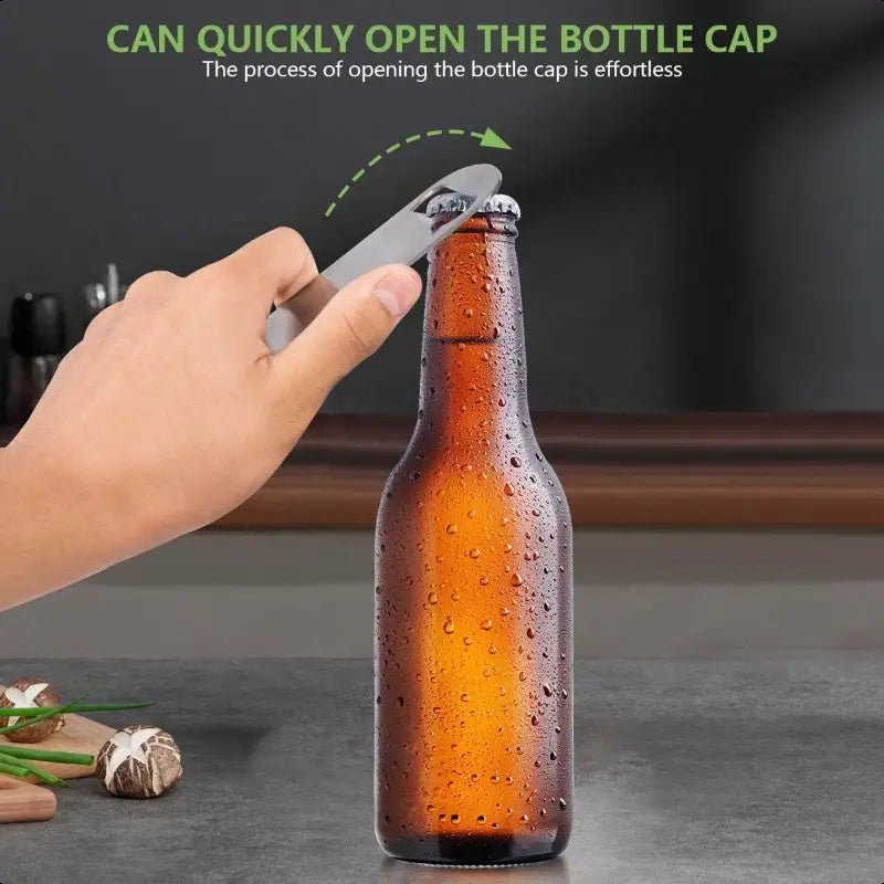 Stainless Steel Beer Bottle Opener - From Cocktail Craft