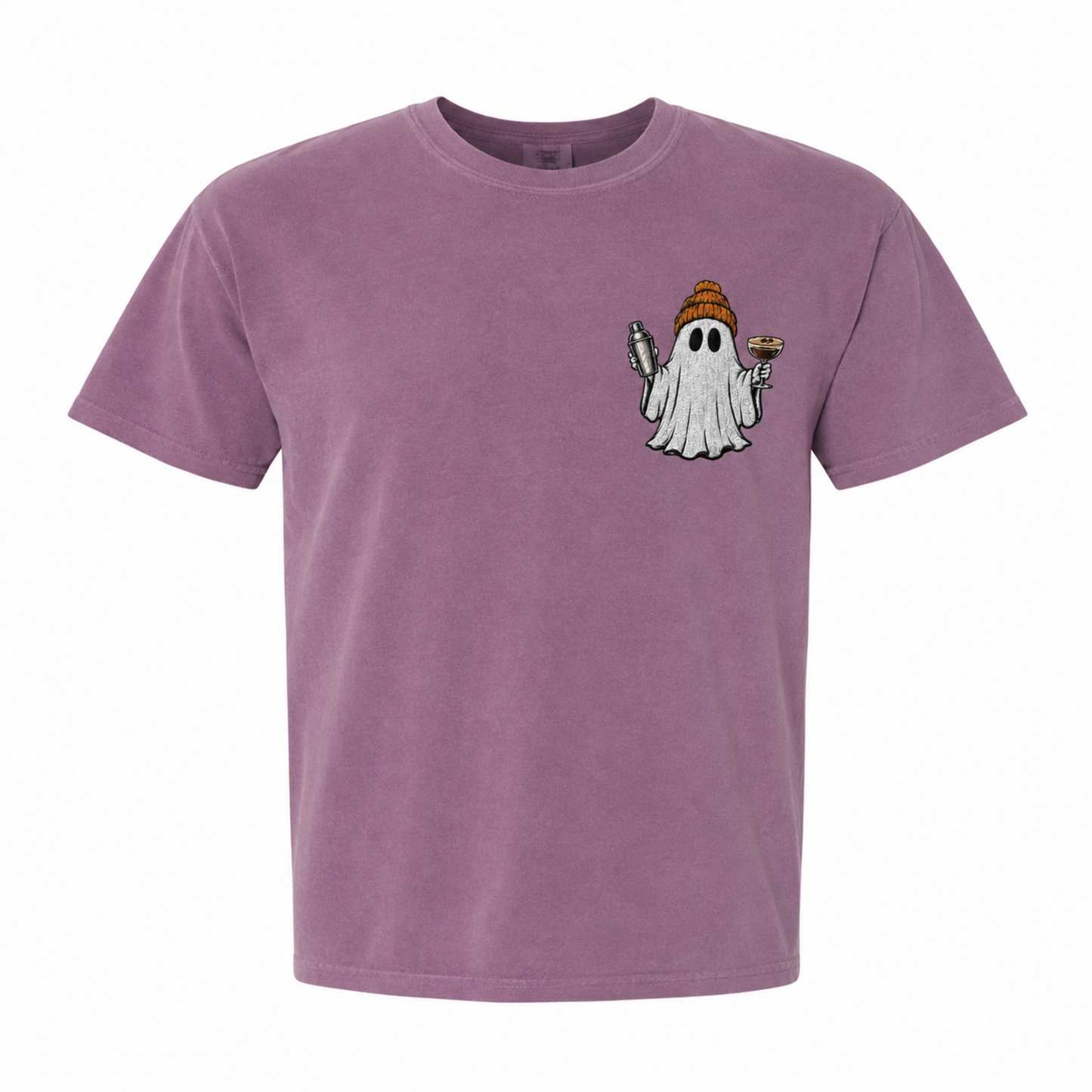 Embroidered Espresso Martini Ghost T-Shirt