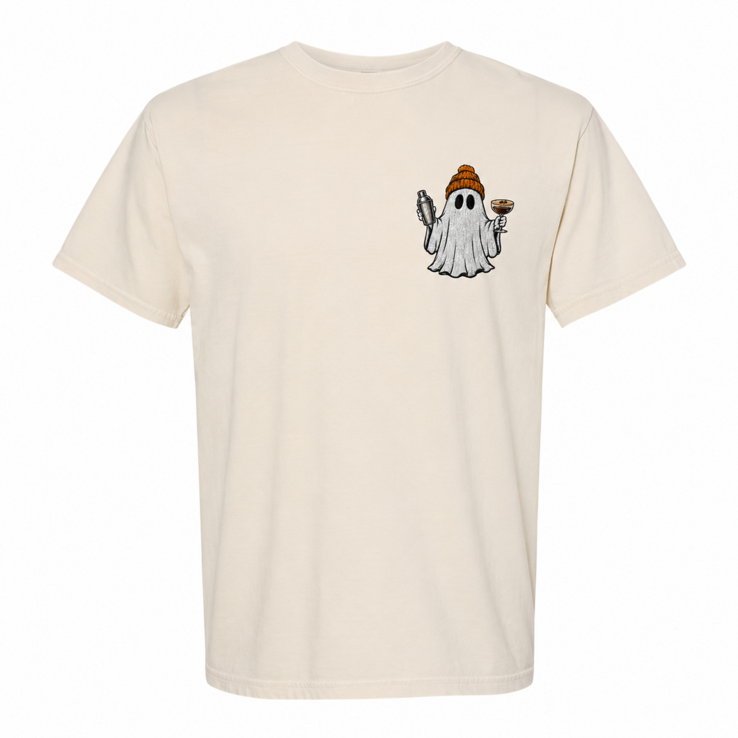 Embroidered Espresso Martini Ghost T-Shirt