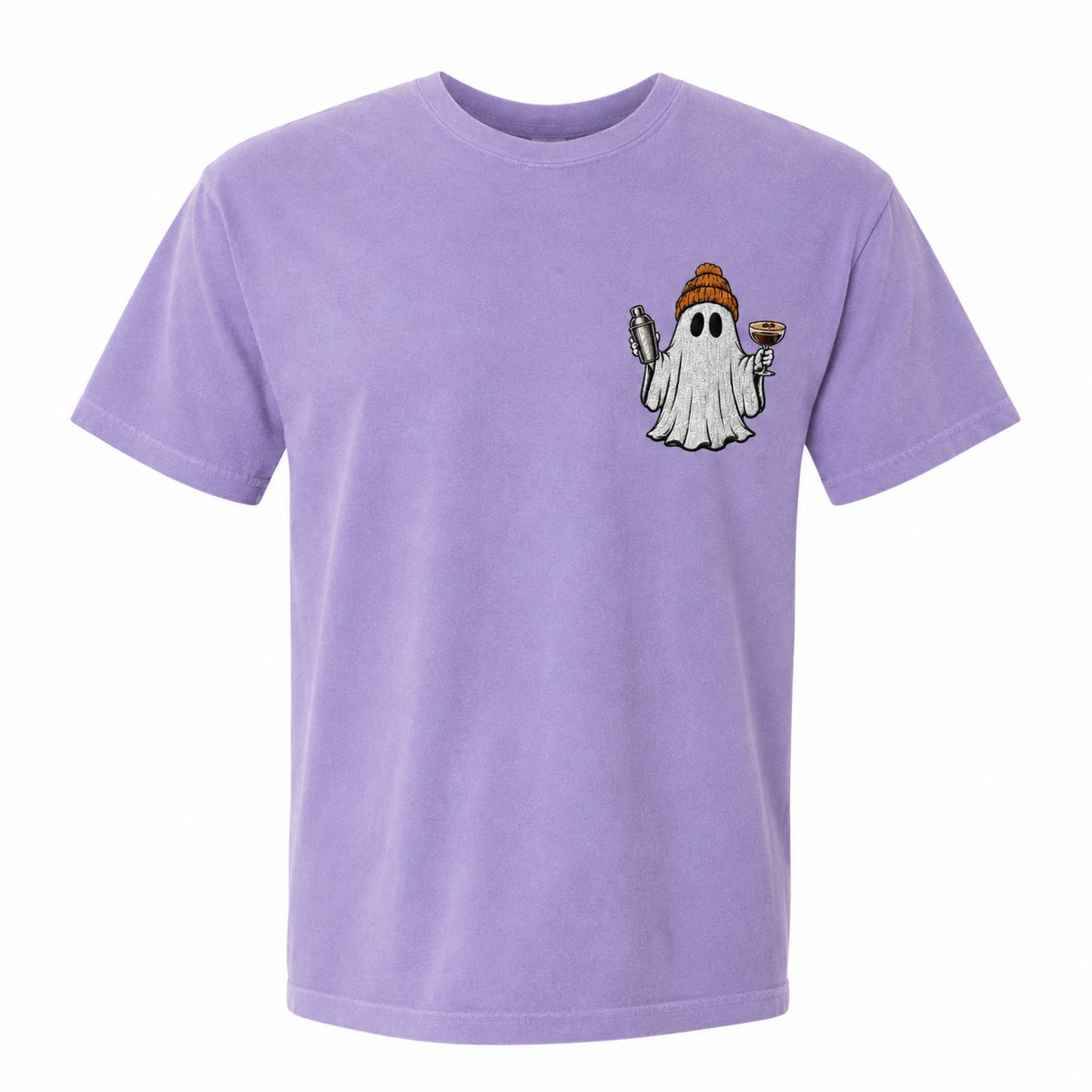 Embroidered Espresso Martini Ghost T-Shirt