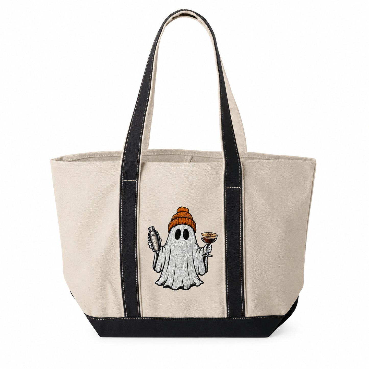 Espresso Martini Ghost Canvas Tote