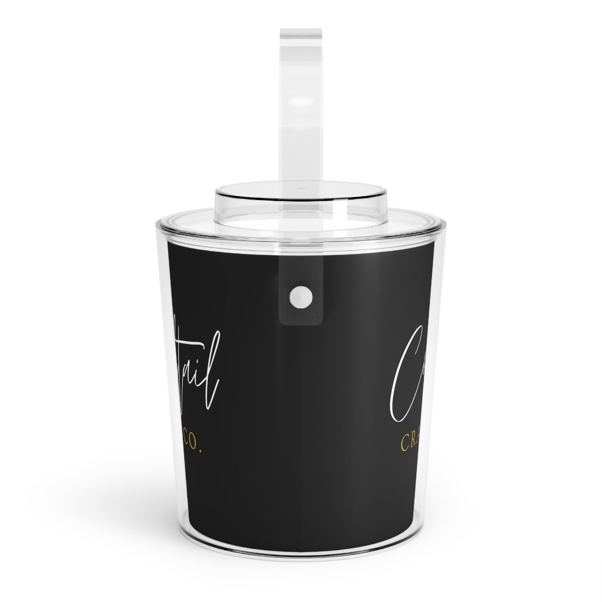 Ice Bucket with Tongs - Chic Cocktail Drink Chiller - Accessories - From Printify
