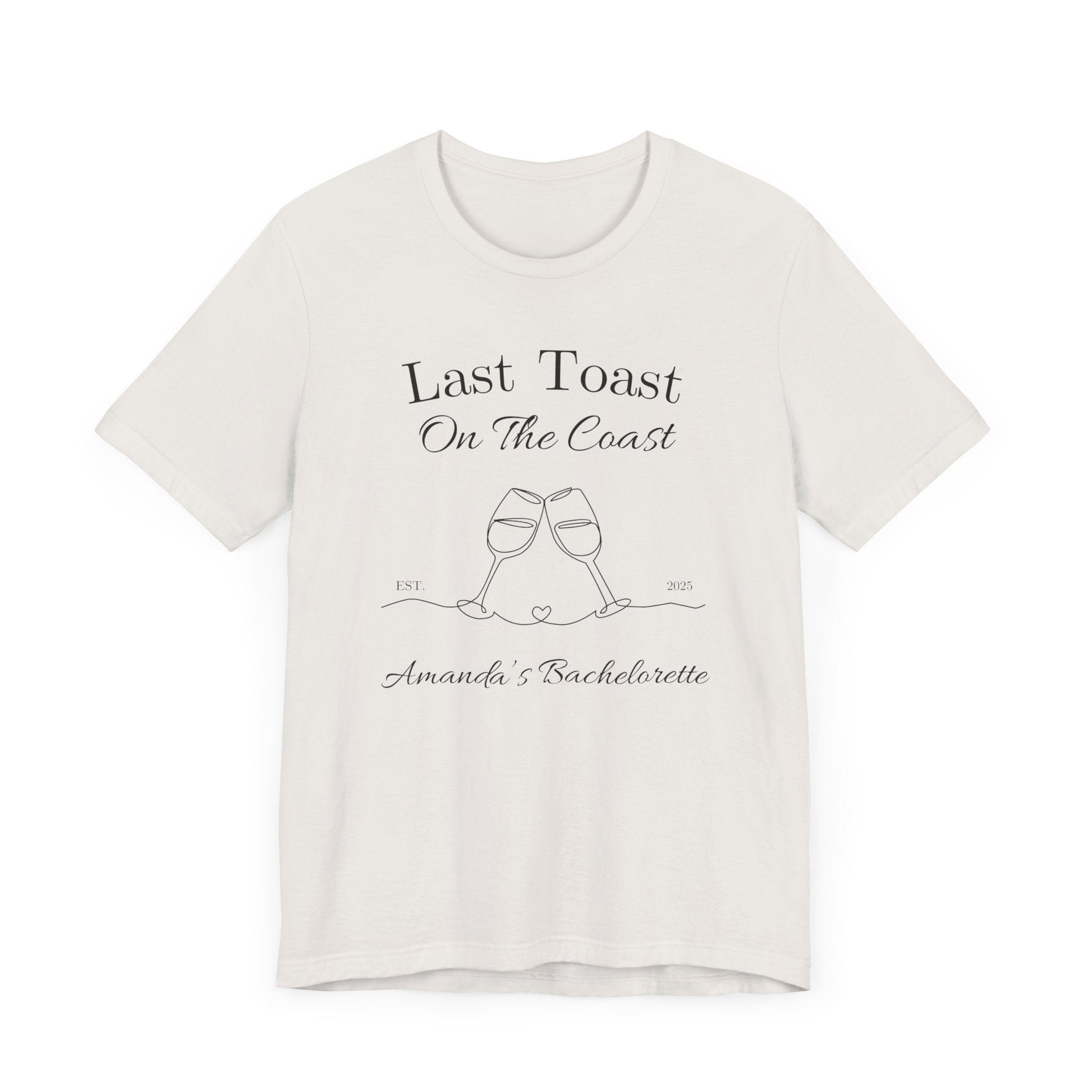Last Toast On The Coast - Custom Bachelorette Shirt - T-Shirt - From Printify