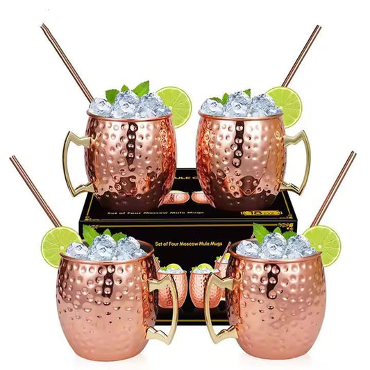 Moscow Mule Mugs – Set of 4 - Drinkware - From Cocktail Craft Co