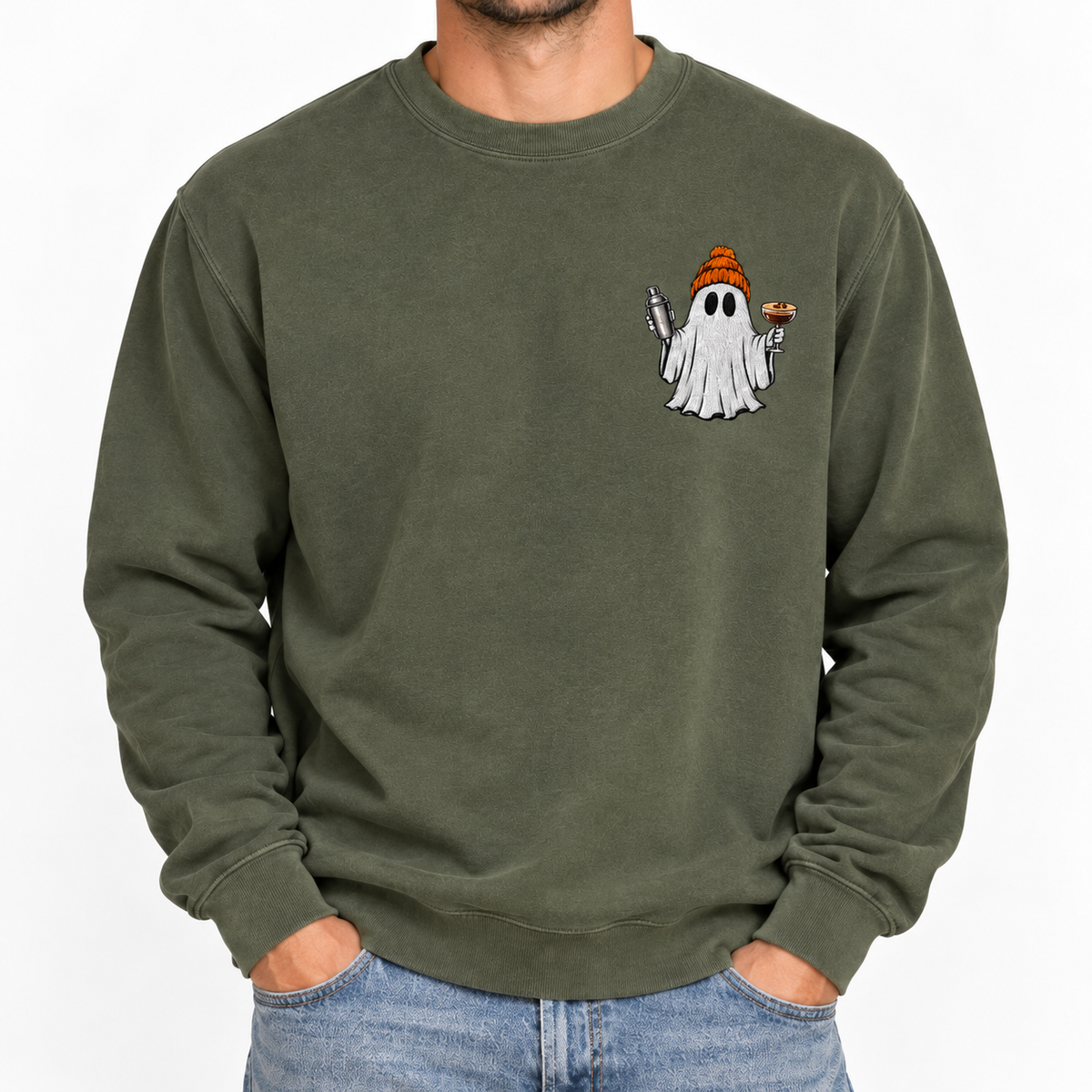 Ghost Season Bundle | Embroidered Crewneck + Beanie