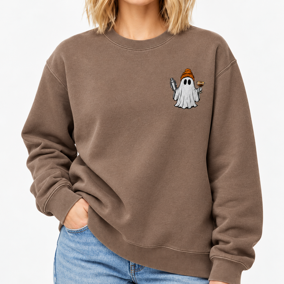 Ghost Season Bundle | Embroidered Crewneck + Beanie