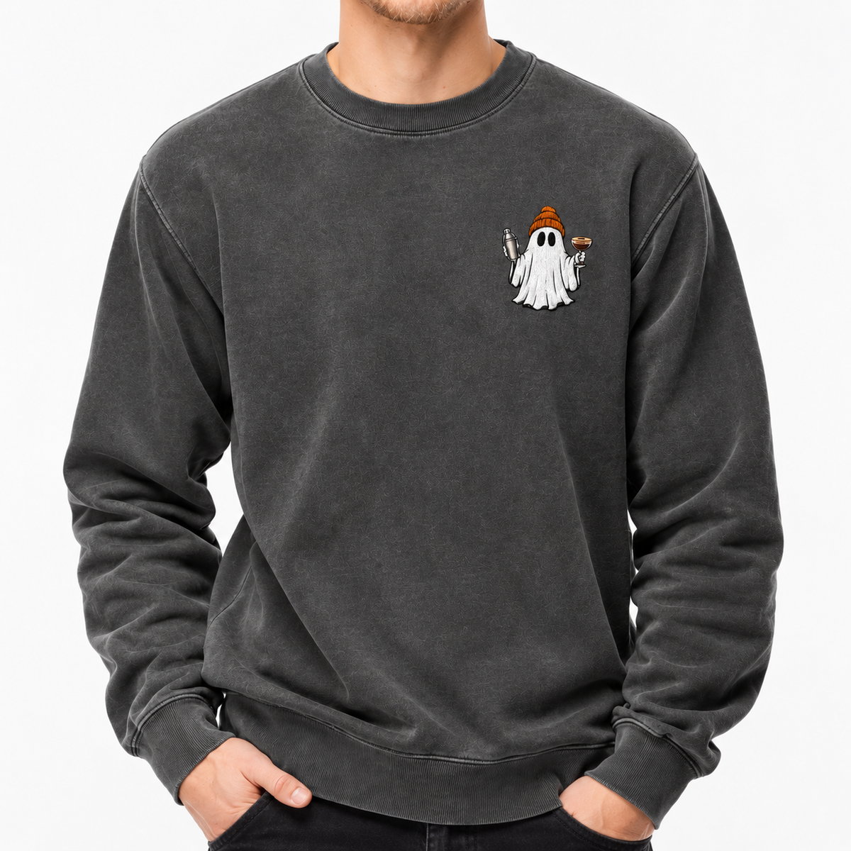 Ghost Season Bundle | Embroidered Crewneck + Beanie
